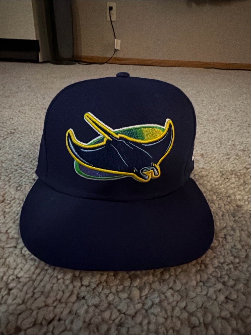 New Era Navy Blue Tampa Bay Ray Baseball Cap 6 7/8